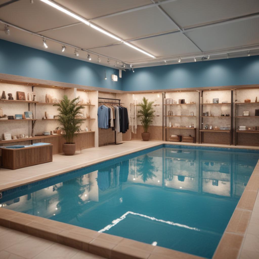 Ассортимент бассейнов и сопутствующего оборудования в магазинах