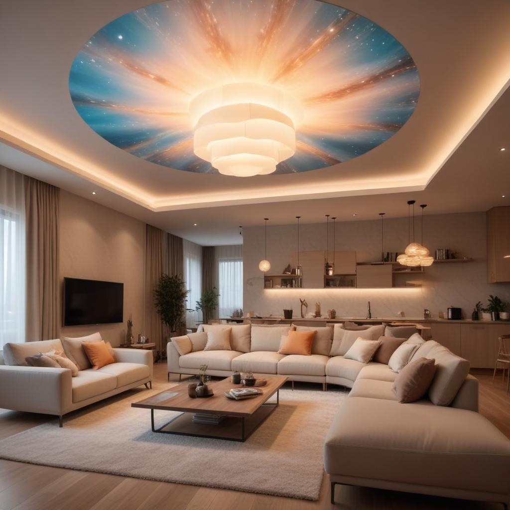 Парящие натяжные потолки с подсветкой: технические особенности и ценовые ориентиры от 990 руб/м2