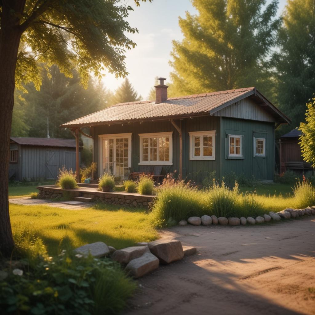 Бытовка и хозблок для дачи со сборкой на участке под ключ