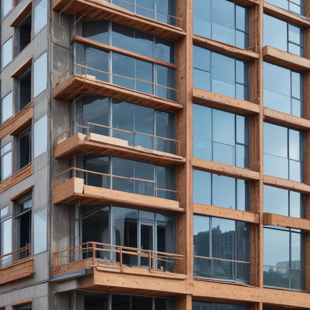 Примеры работ по установке панорамных окон для различных объектов