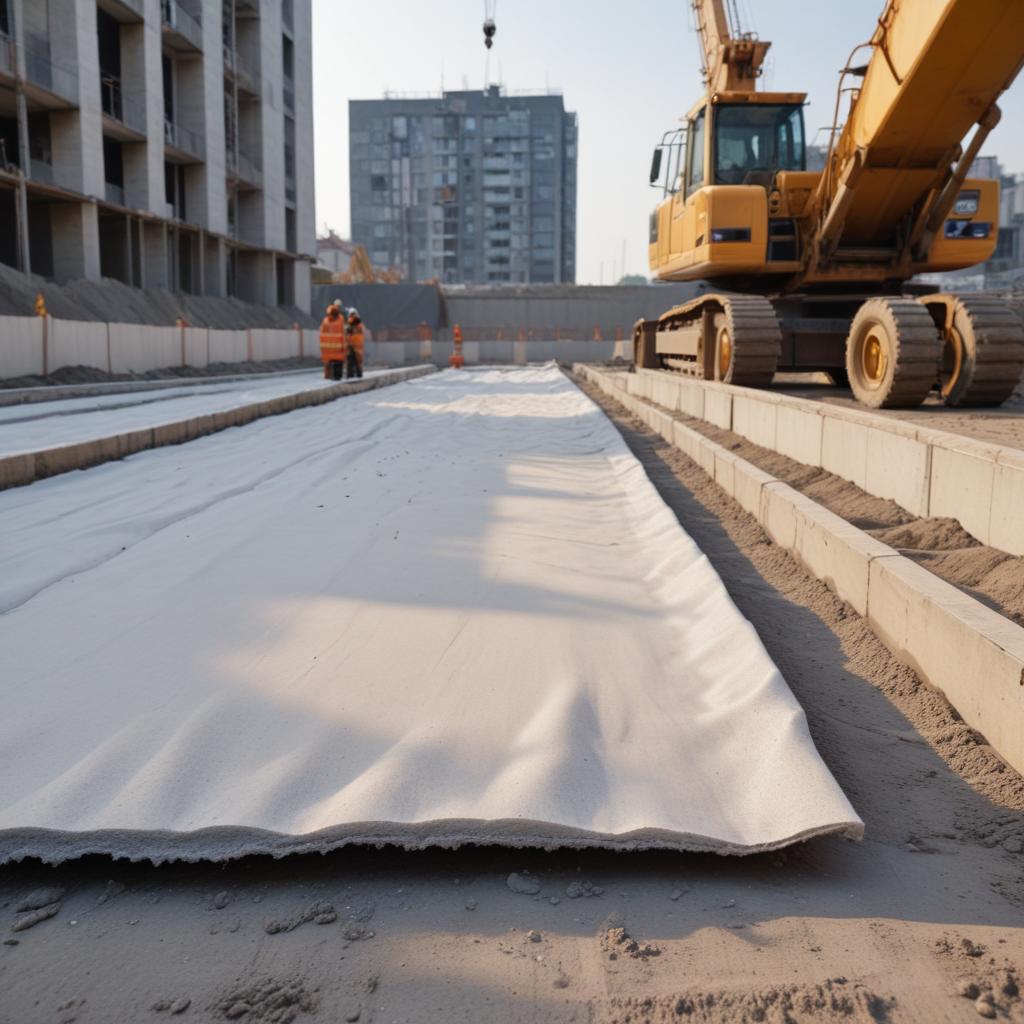 Геотекстиль для отмостки плотностью 150 и 200 г/м2 цена от 27 руб/м2