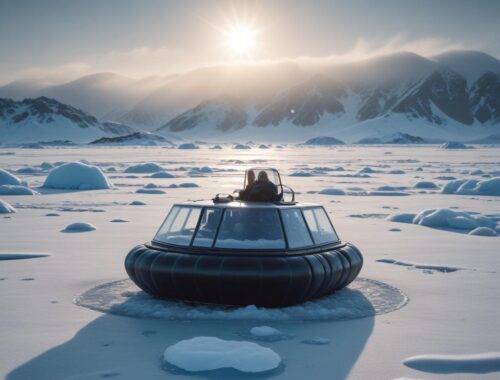 Зимняя экскурсия на хивусе в Бухту Песчаную: путешествие в царство хрустального льда и застывших пузырей