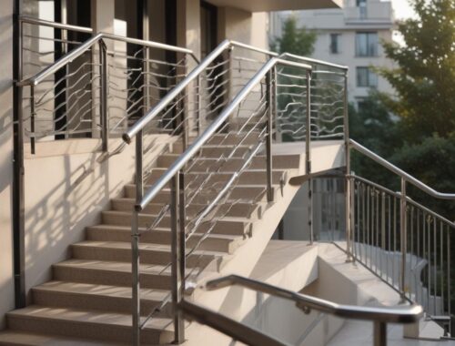 Обзор хромированных перил: характеристики и сферы применения