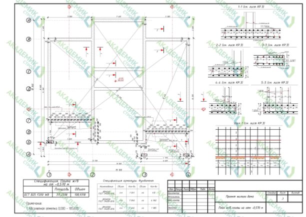 🏠 Конструкционные решения (КР) проекта 2-этажного дома площадью 521,67 м² в поселении Сосенское | Интересный контент в группе Архитектурное бюро Академик Строй в ОК (Одноклассники)