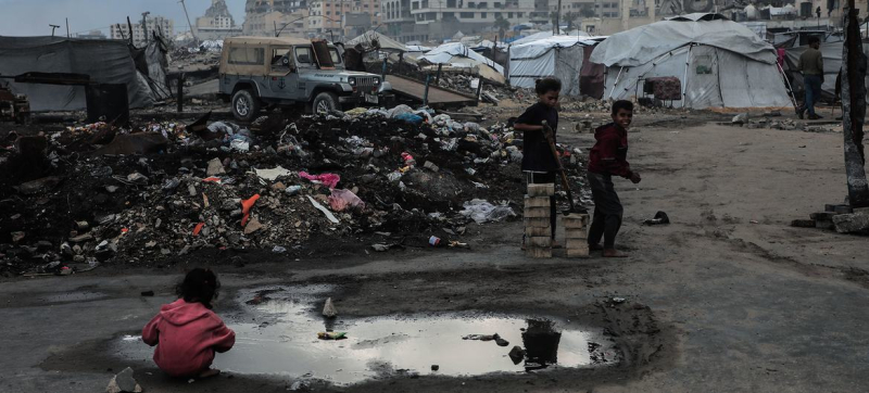 Winter storms upended thousands in Gaza