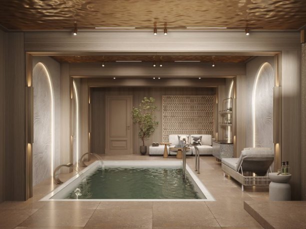 В этом интерьере вода — не просто элемент. | Интересный контент в группе Buro Places. Студия дизайна и интерьера в ОК (Одноклассники)