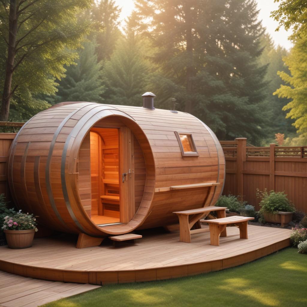 Овальная баня-бочка под ключ: проекты и цены