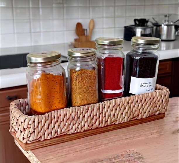 Плетеный органайзер для хранения специй. | Интересный контент в группе Плетеные корзины Любовь Барабаш в ОК (Одноклассники)