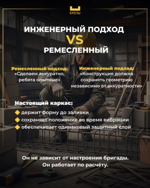 Арматурный каркас - это не «железо в бетоне» и не просто вязка прутьев. | Интересный контент в группе КРЕПЫ в ОК (Одноклассники)