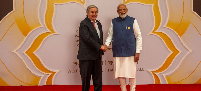 Из Индии Гутерриш призывает выделить 3 миллиарда долларов на обеспечение того, чтобы искусственный интеллект приносил пользу всем