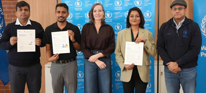 Grain ATMs and hunger maps: AI innovations spotlighted at UN agency showcase in India