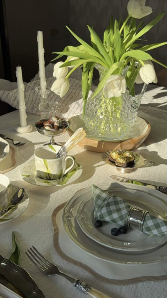 Весенняя сервировка: свежесть и нежные краски 🌿🌷 | Интересный контент в группе Affelandra в ОК (Одноклассники)