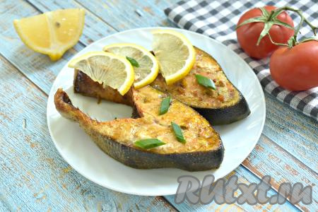 Стейки горбуши в фольге в духовке: 9 фото в рецепте