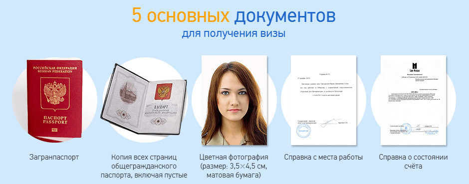 Документы для визы