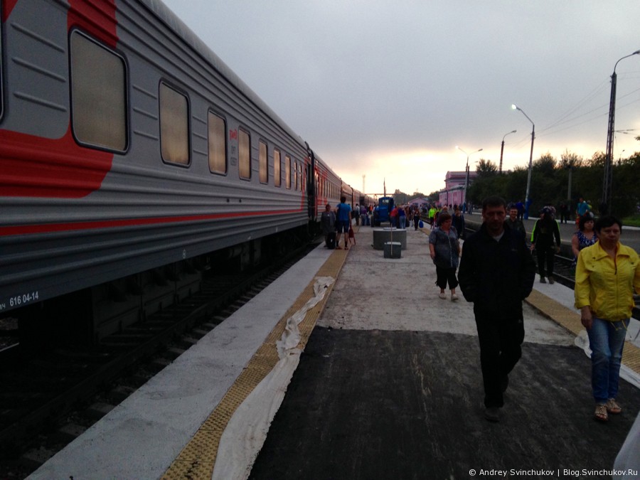 На поезде из Хабаровска в Комсомольск-на-Амуре и обратно