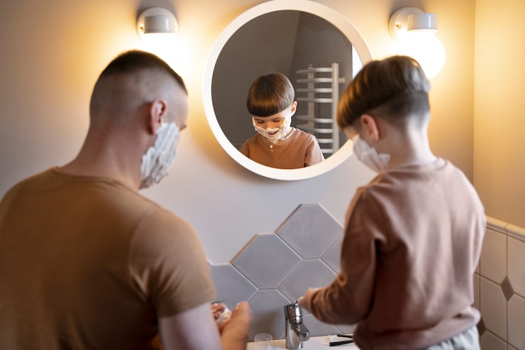 Как сделать освещение зеркала в ванной светодиодной лентой