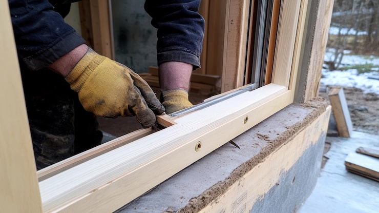Установка пластиковых окон в деревянном доме: советы