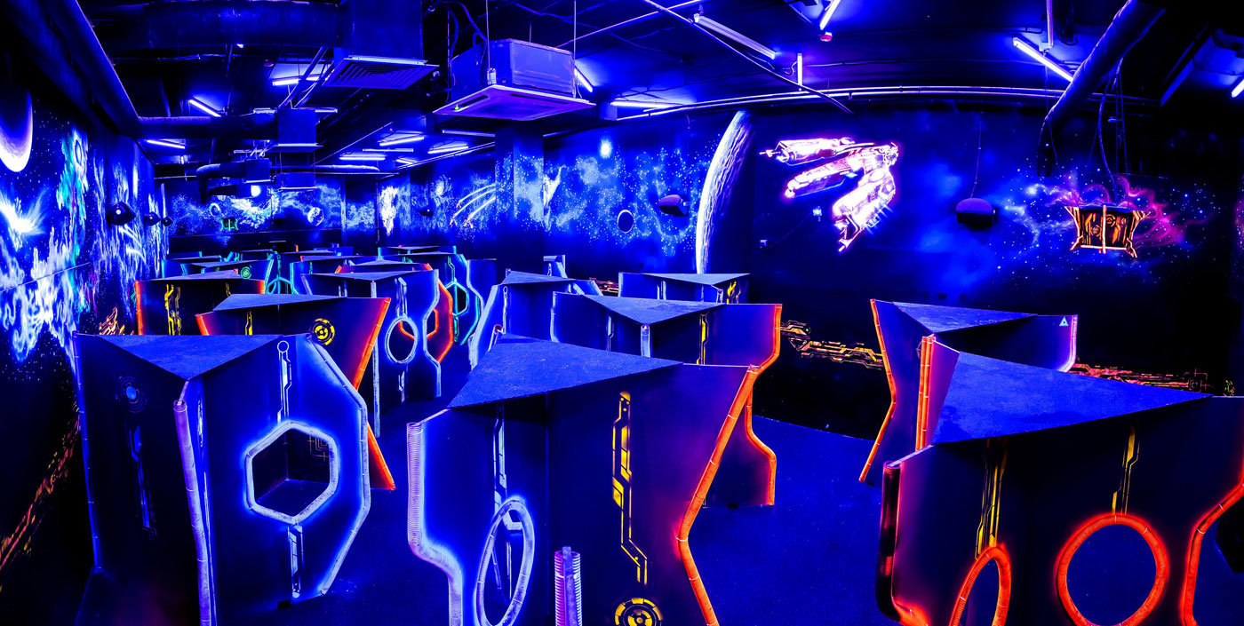 Laser tag arena