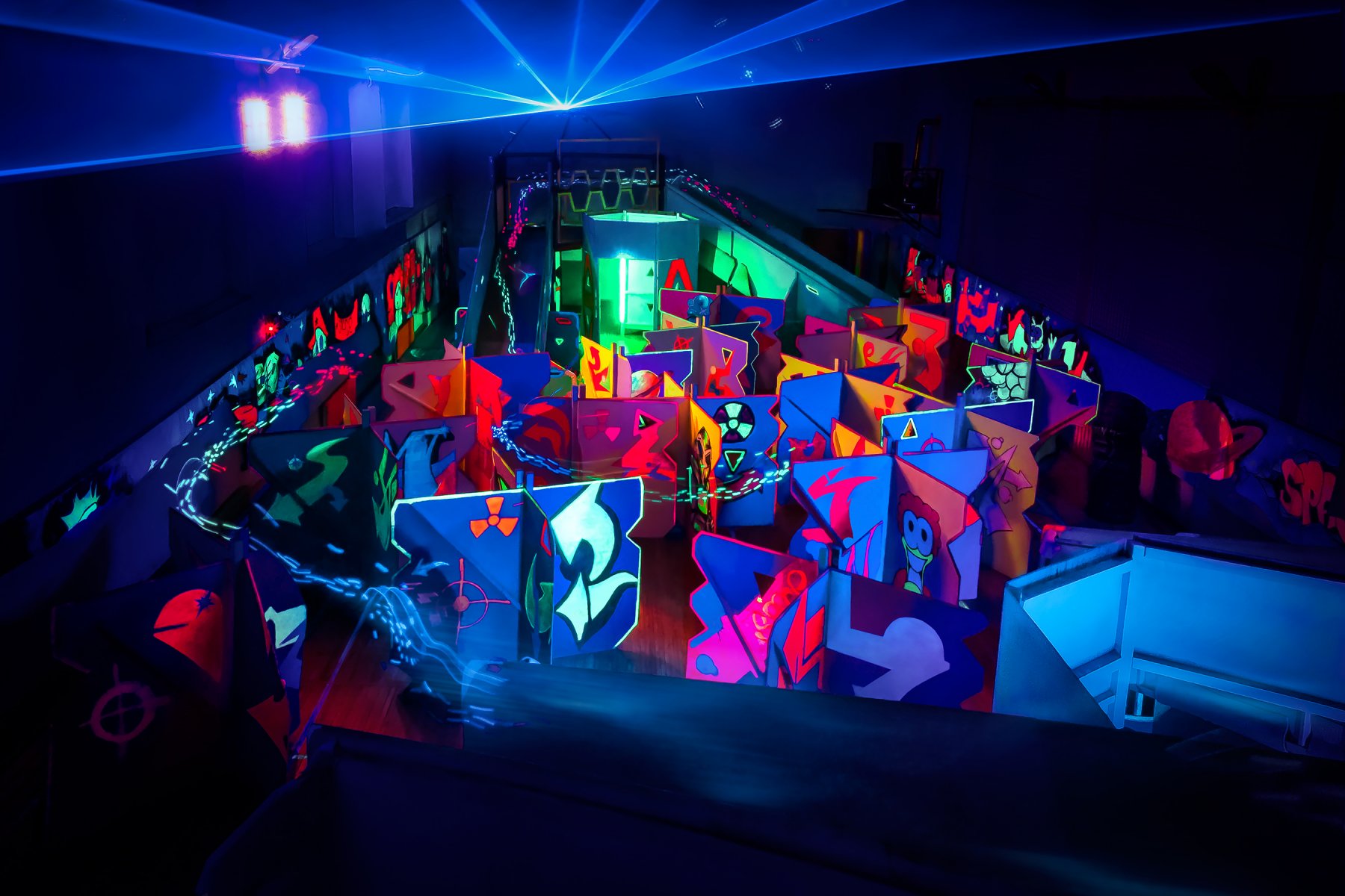 Laser tag arena