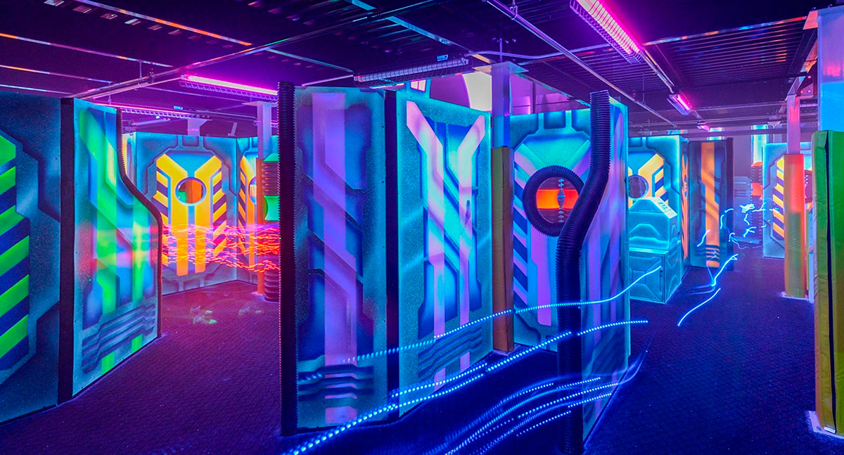 Laser tag arena